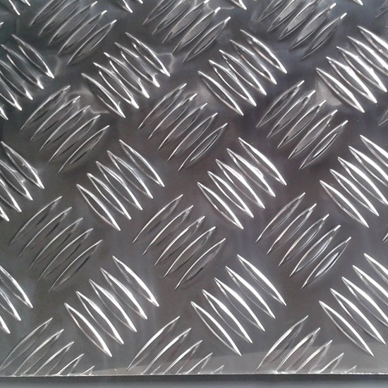 A3003 aluminium tread plate five bar