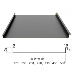 aluminum standing seam roofing/cladding
